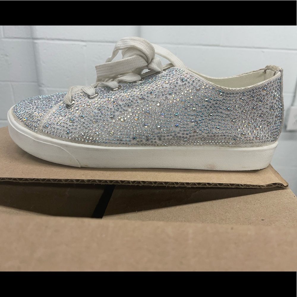 SOLD!Marc Defang Girl’s Rhinestone Shoes Used